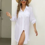 robe chemise estivale femme