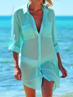 robe chemise à carreaux femme