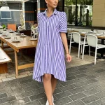 robe stylée à carreaux pour un look féminin