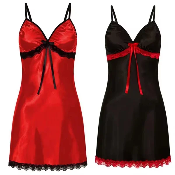 Chemise de nuit femme grande taille style nuisette