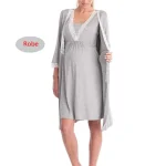 chemise de nuit élégante pour femme enceinte