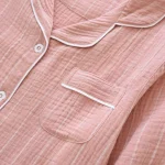 chemise de nuit douce manches longues femme