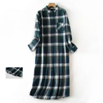 chemise de nuit femme style classique en coton