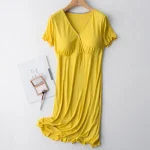 chemise de nuit femme en tissu doux et respirant