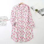 chemise de nuit femme style décontracté en flanelle