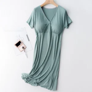 Chemise de nuit femme maternité douce