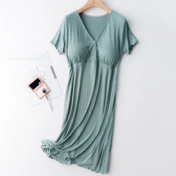 Chemise de nuit femme maternité douce