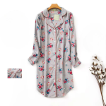 chemise de nuit confortable flanelle