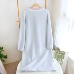chemise de nuit en coton douce pour femme