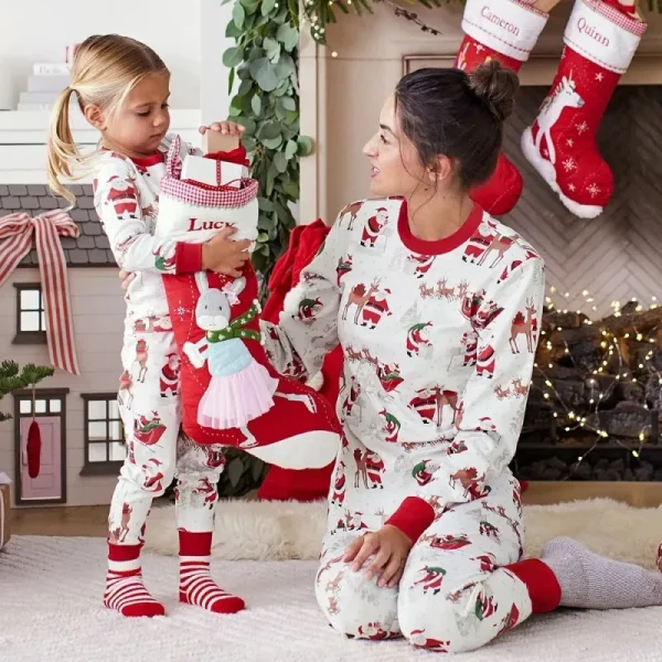 Chemise festive femme Noël – pyjama famille