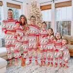 ensemble de pyjama familial assorti pour les fêtes de noël