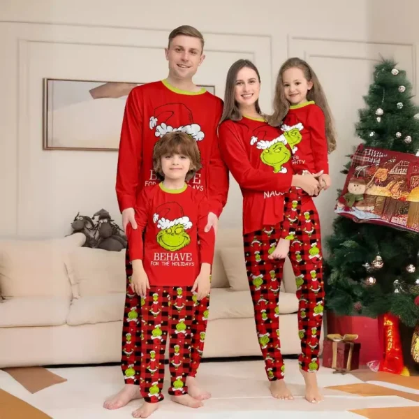 Chemise pyjama femme noel – modèle famille coordonnée