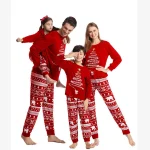 ensemble de pyjama familial femme motif Noël
