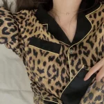 haut leopard chic style pyjama femme