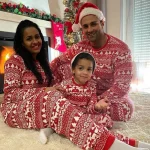 chemise pyjama femme famille assortie pour noël