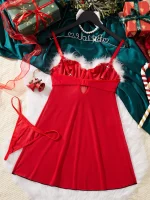 vêtements de nuit femme festive noel