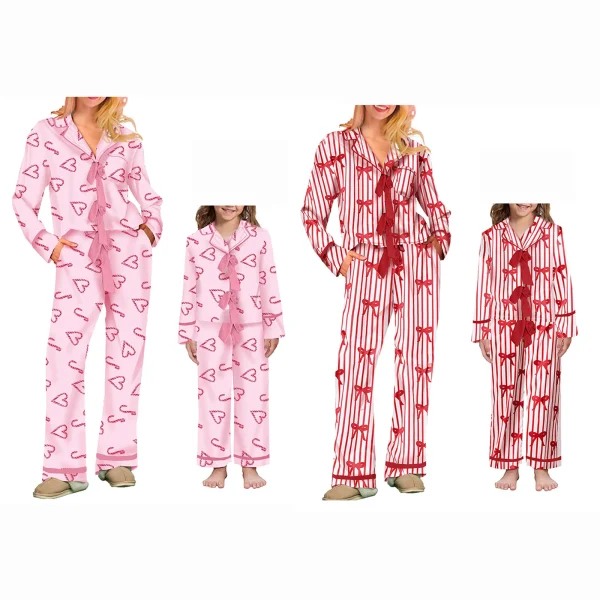Chemise pyjama femme Noël mère - fille