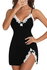 chemise de nuit élégante pour femme