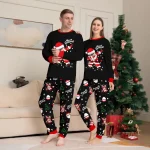 chemise de nuit femme Noël style familial