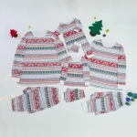chemise de pyjama à motifs de Noël