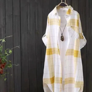 Robe chemise femme ete