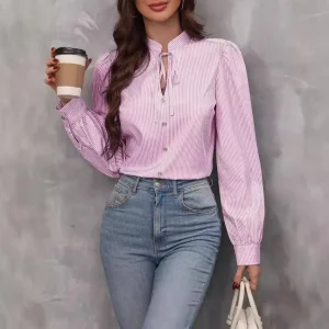 Chemise femme rayée style vintage chic